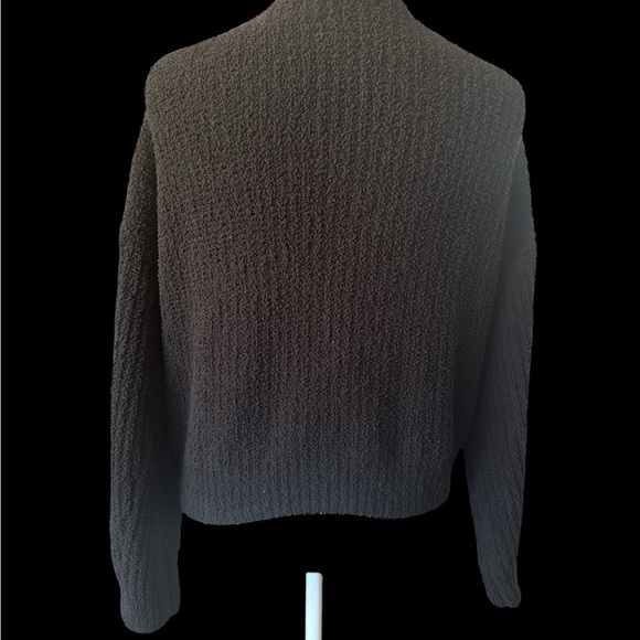 No Boundaries Charcoal Button-Up Cardigan - Picture 4 of 8